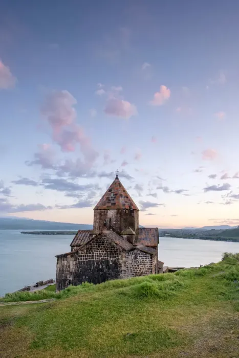 Framed Print : Sevanavank church on Lake Sevan at sunset, Sevan, Gegharkunik Province, Armenia Framed Print : Sevanavank church on Lake Sevan at sunset, Sevan, Gegharkunik Province, Armenia