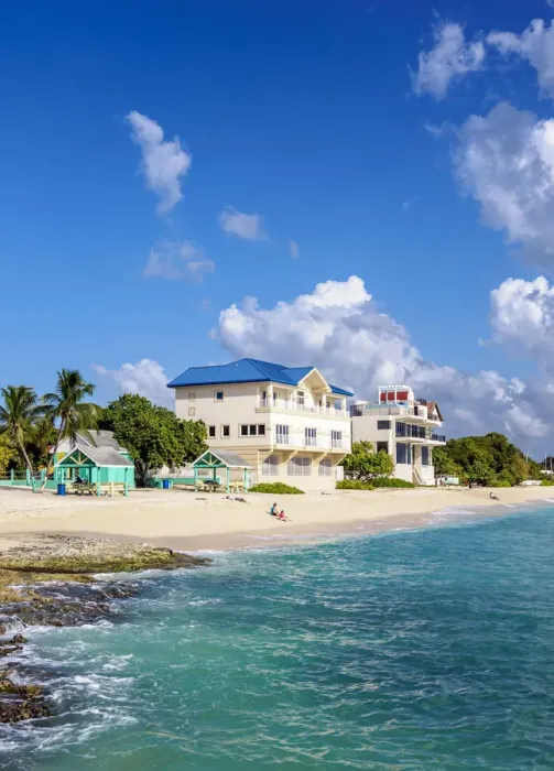 Framed Print : Seven Mile Beach, West Bay, Grand Cayman, Cayman Islands