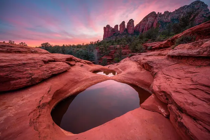 Framed Print : Seven Sacred Pools at sunset, Sedona, Arizona, USA Framed Print : Seven Sacred Pools at sunset, Sedona, Arizona, USA