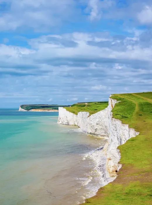 Framed Print : Seven Sisters Cliffs, East Sussex, England, United Kingdom Framed Print : Seven Sisters Cliffs, East Sussex, England, United Kingdom