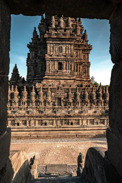 Framed Print : Sewu temple, Yogyakarta, Central Java, Indonesia