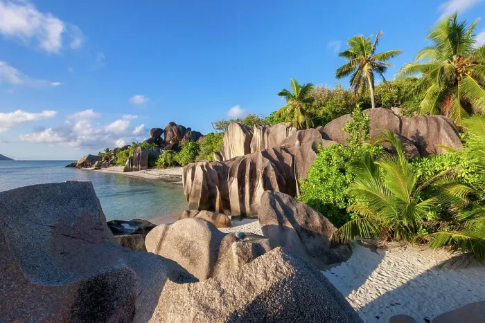 Framed Print : Seychelles, La Digue, Anse Source d'Argent beach, Indian Ocean Framed Print : Seychelles, La Digue, Anse Source d'Argent beach, Indian Ocean