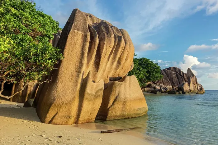Framed Print : Seychelles, La Digue, Anse Source d'Argent beach, Indian Ocean Framed Print : Seychelles, La Digue, Anse Source d'Argent beach, Indian Ocean