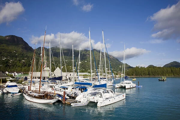 Seychelles, Mahe Island, Victoria, Victoria harbor marina