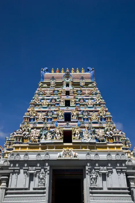 Framed Print : Seychelles, Mahe Island, Victoria, Hindu Temple Framed Print : Seychelles, Mahe Island, Victoria, Hindu Temple