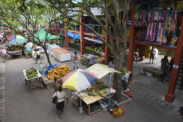Seychelles, Mahe Island, Victoria, Town market