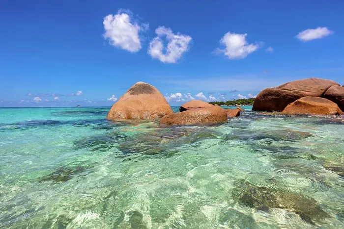 Framed Print : Seychelles, Praslin, Anse Lazio beach, Indian Ocean Framed Print : Seychelles, Praslin, Anse Lazio beach, Indian Ocean