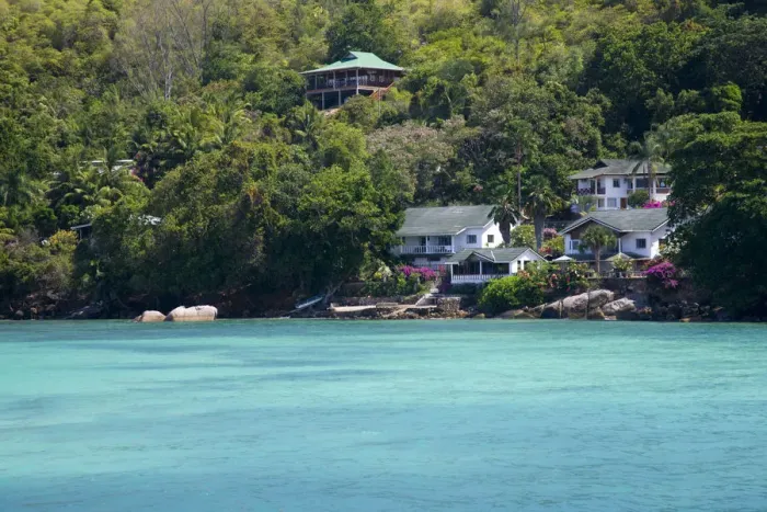 Framed Print : Seychelles, Praslin Island, Baie St. Anne bay Framed Print : Seychelles, Praslin Island, Baie St. Anne bay