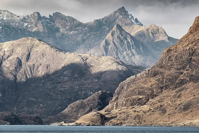 Framed Print : Sgurr nan Gillean and the Black Cuillin Hills from Elgol, Isle of Skye, Scotland, UK, February 2025 Framed Print : Sgurr nan Gillean and the Black Cuillin Hills from Elgol, Isle of Skye, Scotland, UK, February 2025