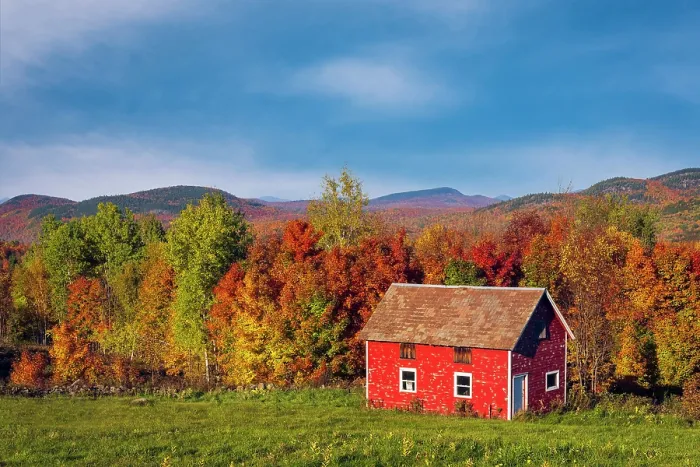 Framed Print : Shack in autumn, Adirondack Mountains, New York, USA Framed Print : Shack in autumn, Adirondack Mountains, New York, USA