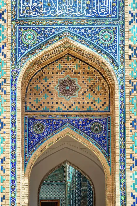 Framed Print : Shah-i-Zinda mausoleum, Samarkand, Uzbekistan Framed Print : Shah-i-Zinda mausoleum, Samarkand, Uzbekistan