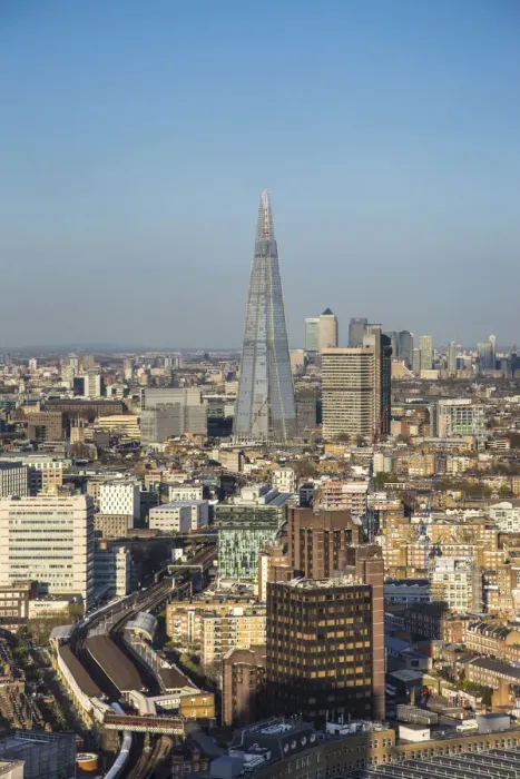 Framed Print : The Shard and London skyline, England, UK Framed Print : The Shard and London skyline, England, UK