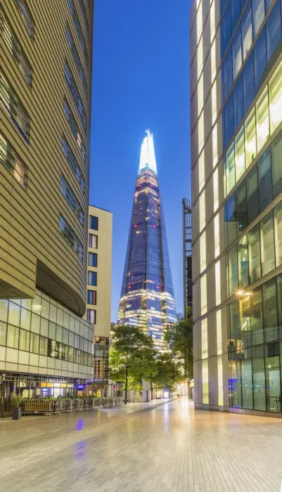 Framed Print : The Shard at night, London, England, UK