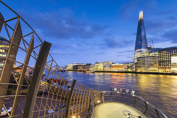 The Shard, River Thames, London, England, Great Britain