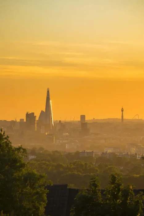 Framed Print : The Shard & Skyline of London, England, UK Framed Print : The Shard & Skyline of London, England, UK