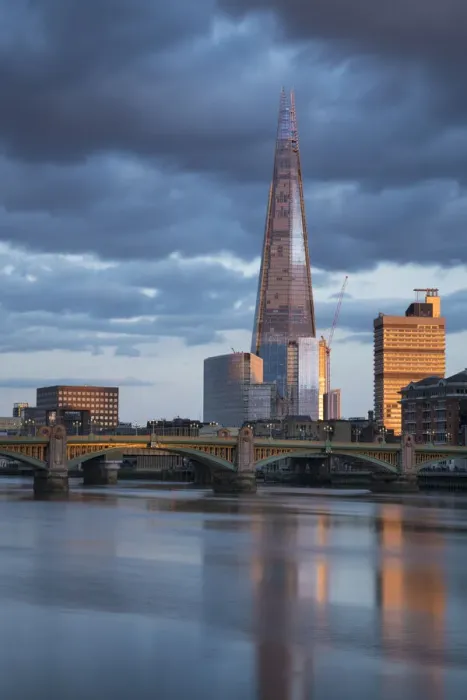 Framed Print : The Shard at sunset, London, England, UK Framed Print : The Shard at sunset, London, England, UK