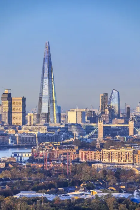 Framed Print : The Shard, Tower Bridge & London skyline from Canary Wharf, London, England Framed Print : The Shard, Tower Bridge & London skyline from Canary Wharf, London, England