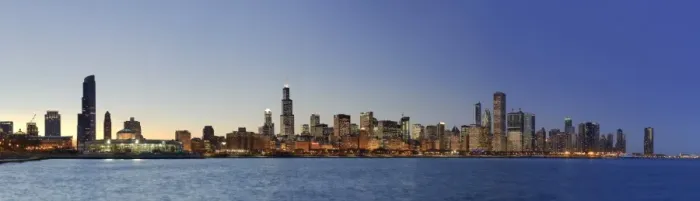 Framed Print : Shedd Acquarium and Chicago Skyline at dusk, Chicago, Illinois, USA Framed Print : Shedd Acquarium and Chicago Skyline at dusk, Chicago, Illinois, USA