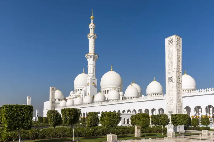 Framed Print : Sheikh Zayed Mosque, Abu Dhabi, United Arab Emirates