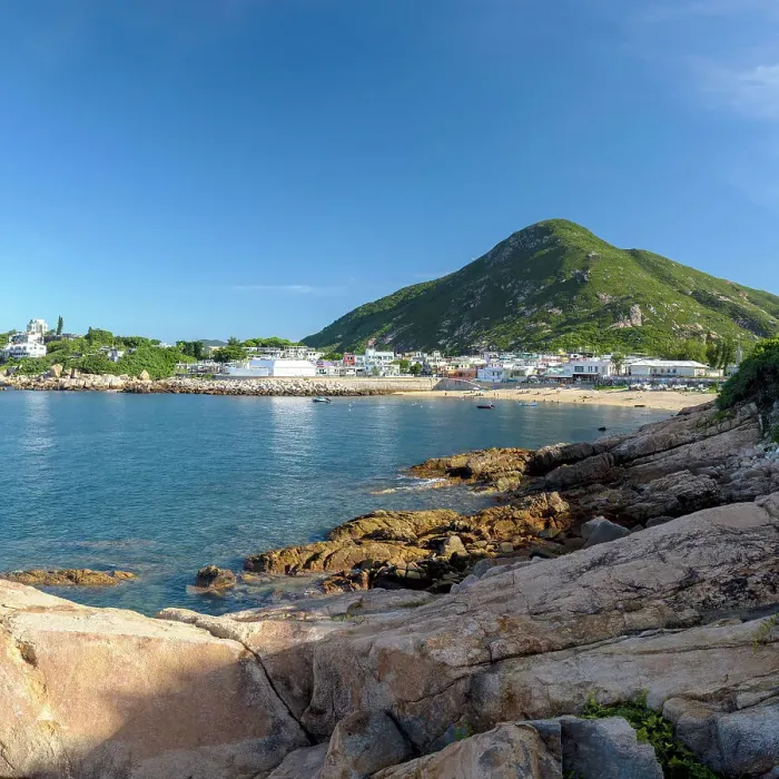 Framed Print : Shek O beach, Hong Kong Island, Hong Kong Framed Print : Shek O beach, Hong Kong Island, Hong Kong