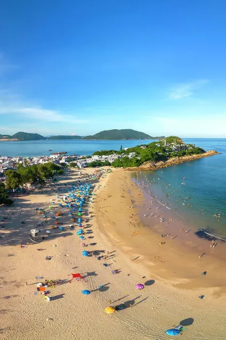 Framed Print : Shek O beach, Hong Kong Island, Hong Kong