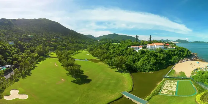Framed Print : Shek O Golf and Country Club, Shek O, Hong Kong Island, Hong Kong