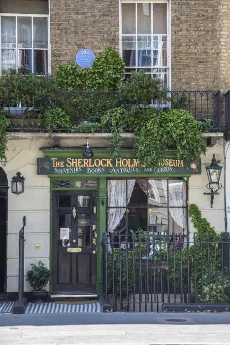 Framed Print : Sherlock Holmes Museum, Baker Street, London, England, UK Framed Print : Sherlock Holmes Museum, Baker Street, London, England, UK