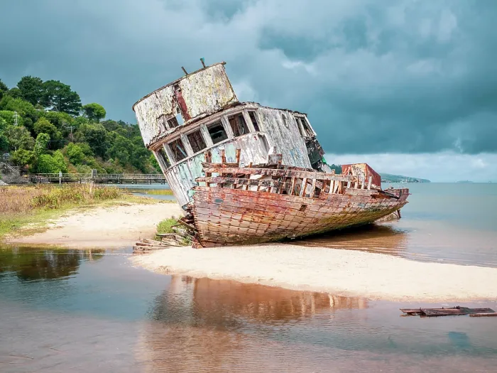 Framed Print : Ship Wreck, Point Reyes National Seashore, Pacific Coast of Marin County Inverness, California, USA Framed Print : Ship Wreck, Point Reyes National Seashore, Pacific Coast of Marin County Inverness, California, USA