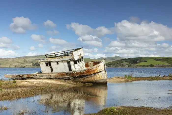 Framed Print : Shipwreck, Point Reyes National Seashore, California, USA Framed Print : Shipwreck, Point Reyes National Seashore, California, USA