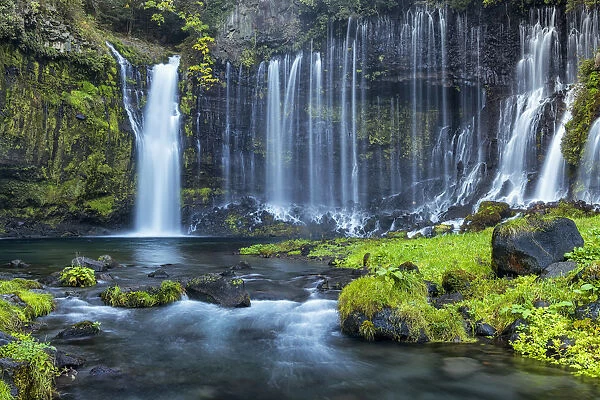 Shiraito Falls, Fujinomiya, Shizuoka Prefecture, Honshu, Japan