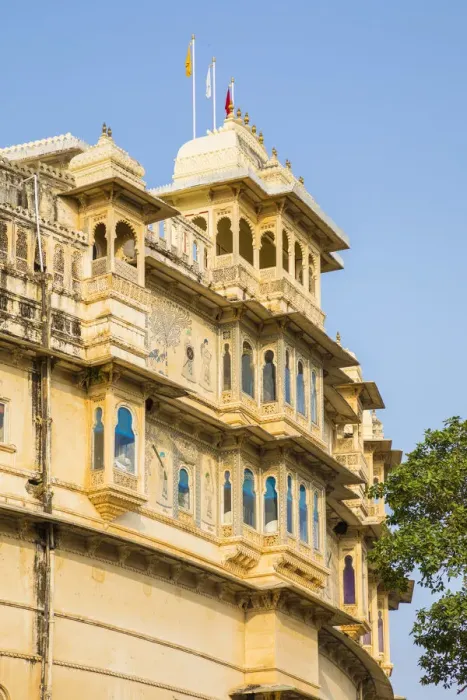 Framed Print : Shiv Niwas hotel, City Palace, Udaipur, Rajasthan, India