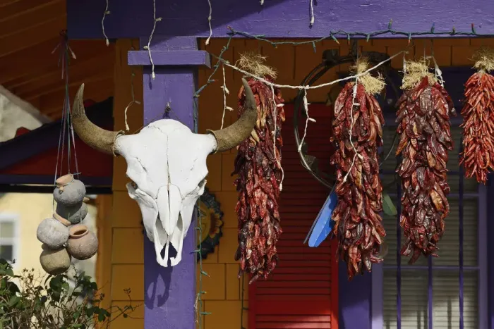 Framed Print : Shop decoration in Madrid, New Mexico, USA Framed Print : Shop decoration in Madrid, New Mexico, USA