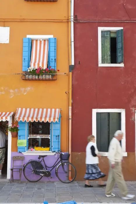 Framed Print : Shop Front, Burano, Venice, Italy, PR Framed Print : Shop Front, Burano, Venice, Italy, PR