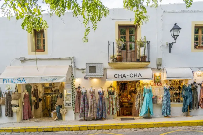 Framed Print : Shop in Old Town, , Ibiza Town, Ibiza, Balearic Islands, Spain