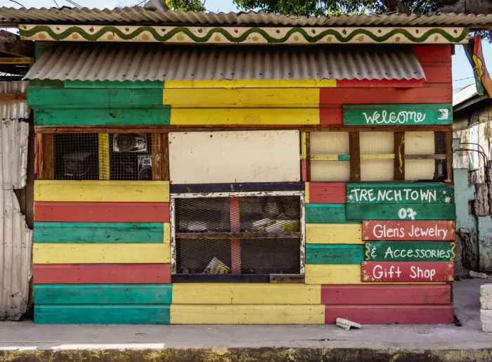 Framed Print : Shop in Trench Town, Kingston, Saint Andrew Parish, Jamaica