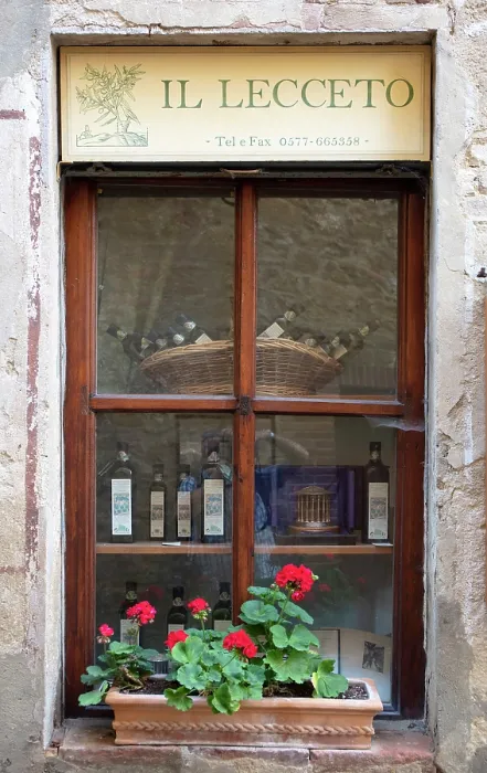 Framed Print : Shop window in the ancient village of Montisi, Montalcino, Province of Siena, Tuscany, Italy Framed Print : Shop window in the ancient village of Montisi, Montalcino, Province of Siena, Tuscany, Italy
