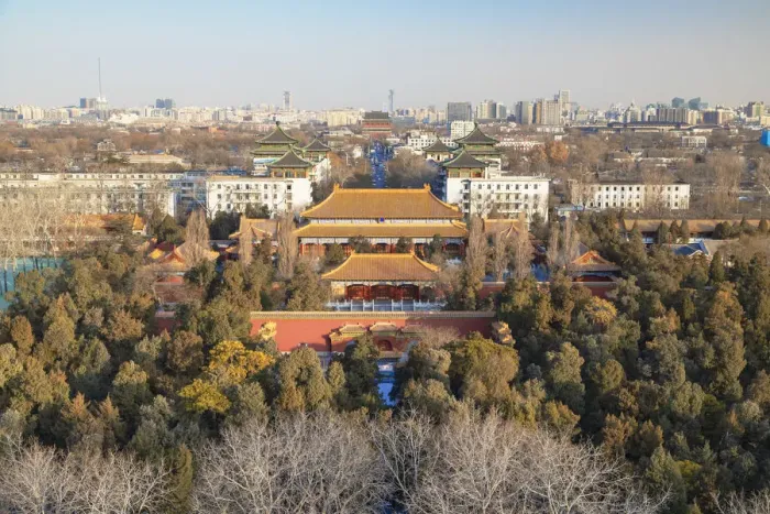 Framed Print : Shouhuang Palace inside Jingshan Park, Beijing, China Framed Print : Shouhuang Palace inside Jingshan Park, Beijing, China