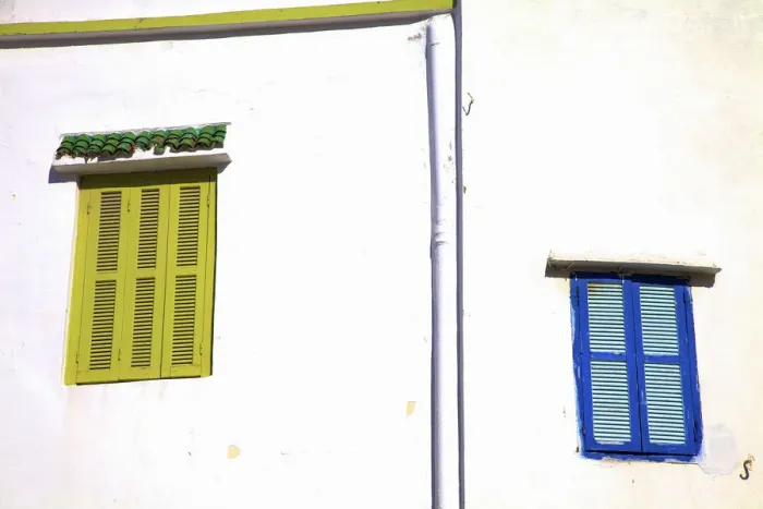 Framed Print : Shuttered Windows on Colonial Building, Tangier, Morocco, North Africa Framed Print : Shuttered Windows on Colonial Building, Tangier, Morocco, North Africa