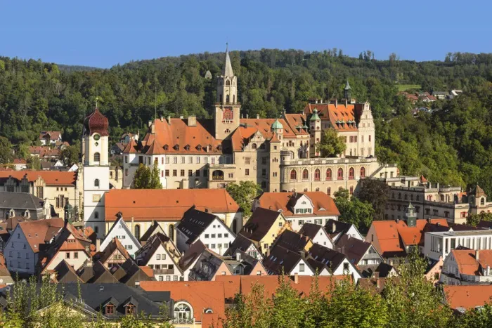Framed Print : Sigmaringen Castle, Danube Valley, Swabian Jura, Baden-Wurttemberg, Germany Framed Print : Sigmaringen Castle, Danube Valley, Swabian Jura, Baden-Wurttemberg, Germany