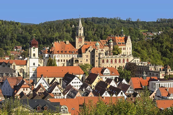 Sigmaringen Castle, Danube Valley, Swabian Jura, Baden-Wurttemberg, Germany