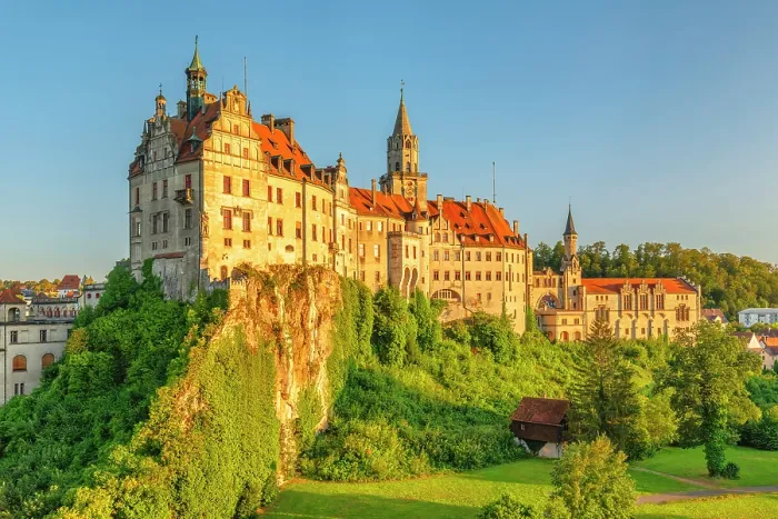 Framed Print : Sigmaringen Castle, Upper Danube Nature Park, Danube Valley, Swabian Jura, Baden-Wurttemberg, Germany Framed Print : Sigmaringen Castle, Upper Danube Nature Park, Danube Valley, Swabian Jura, Baden-Wurttemberg, Germany