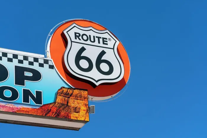 Framed Print : Sign on roof, Seligman, Yavapai County, Arizona, USA