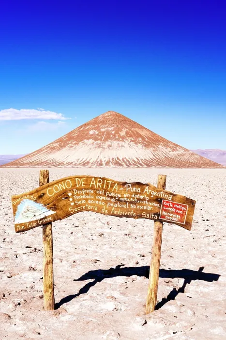 Framed Print : Signpost at the Cono de Arita volcanic formation, Salar de Arizaro, Tolar Grande, Puna, Argentina Framed Print : Signpost at the Cono de Arita volcanic formation, Salar de Arizaro, Tolar Grande, Puna, Argentina
