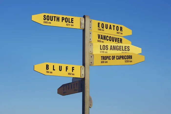 Framed Print : Signpost - New Zealand, North Island, Northland, Far North, Cape Reinga Framed Print : Signpost - New Zealand, North Island, Northland, Far North, Cape Reinga