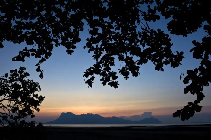 Framed Print : Silhouette of Gunung Sipang Peninsula, Bako National Park, Sarawak, Malaysian Borneo Framed Print : Silhouette of Gunung Sipang Peninsula, Bako National Park, Sarawak, Malaysian Borneo