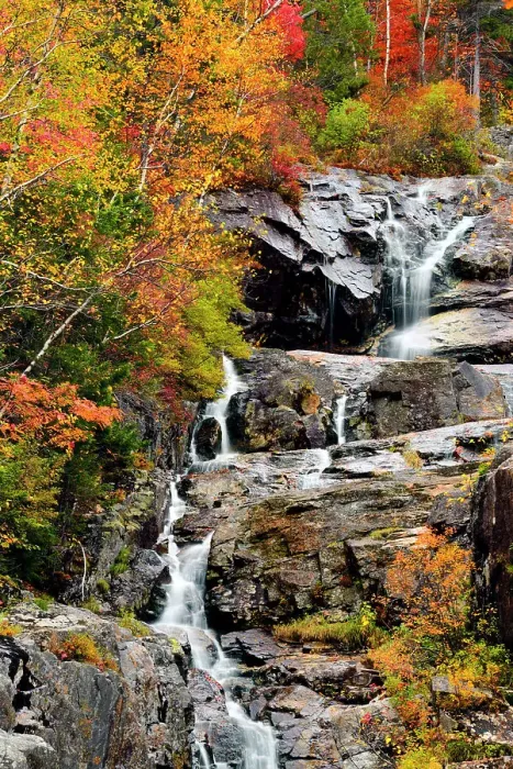 Framed Print : Silver Cascade White Mountains, New hampshire, New England, USA Framed Print : Silver Cascade White Mountains, New hampshire, New England, USA