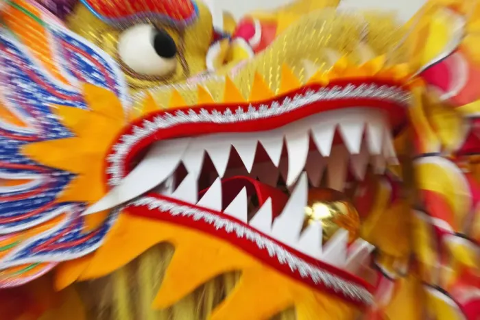 Framed Print : Singapore, Chinatown, Chinese Dragon Framed Print : Singapore, Chinatown, Chinese Dragon