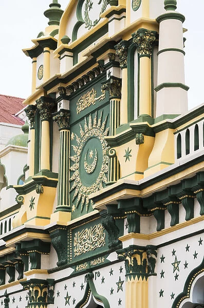 Singapore, Little India, Abdul Gafoo Mosque, mosque detial