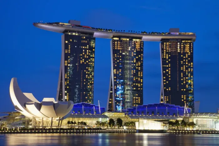 Framed Print : Singapore, Marina Bay Sands Hotel and Casino Framed Print : Singapore, Marina Bay Sands Hotel and Casino
