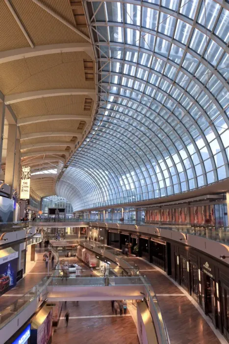 Framed Print : Singapore, Marina Bay Sands Shopping Mall